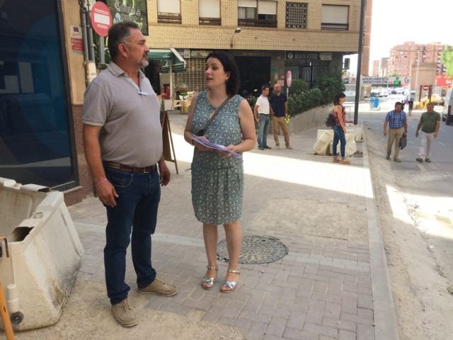 Avanza la renovación de calles y espacios urbanos adyacentes a la avenida Juan Carlos I de Lorca con una inversión de 544.000 euros - 1, Foto 1