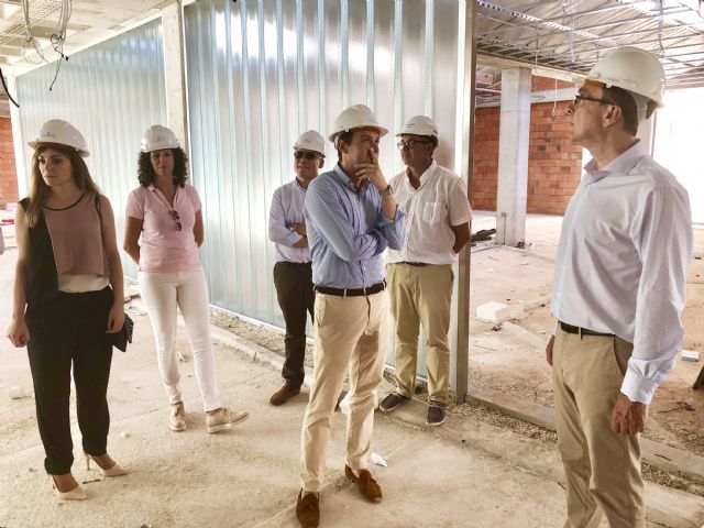 Las obras de la nueva Biblioteca y Centro Cultural de Beniaján encaran su recta final con una ejecución que supera el 60% - 1, Foto 1