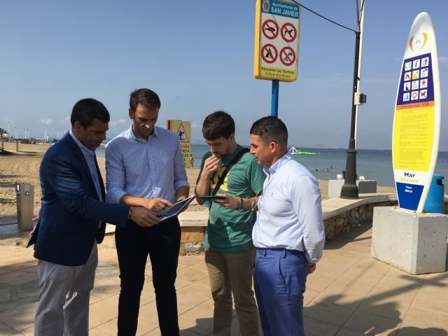 La Manga estrena un servicio gratuito de Wifi en la playa Mistral y la cala del Pino - 1, Foto 1