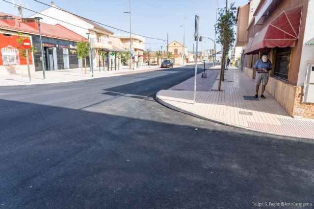 Finalizan las obras de la avenida de la Constitución de El Albujón - 1, Foto 1