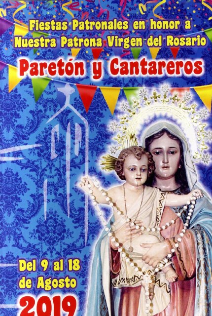 Comienzan mañana las fiestas patronales en honor a la Virgen del Rosario en El Paretón-Cantareros, Foto 2
