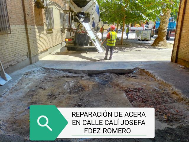 Fomento realiza más de 1.000 actuaciones de mantenimiento en aceras, calzadas y áreas peatonales de la ciudad - 1, Foto 1