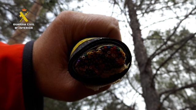 La Guardia Civil desarticula un grupo delictivo que sustraía cable de cobre en Murcia y Albacete - 1, Foto 1