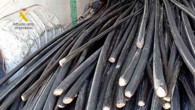La Guardia Civil desarticula un grupo delictivo que sustraía cable de cobre en Murcia y Albacete - 5, Foto 5