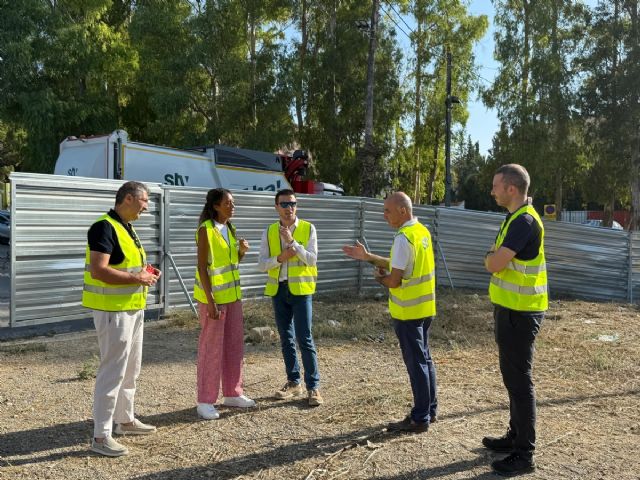 Comienzan las obras del parque de La Cubana, clave para la revitalizacin del casco urbano de Alhama de Murcia, Foto 2
