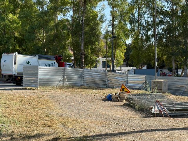 Comienzan las obras del parque de La Cubana, clave para la revitalizacin del casco urbano de Alhama de Murcia, Foto 4