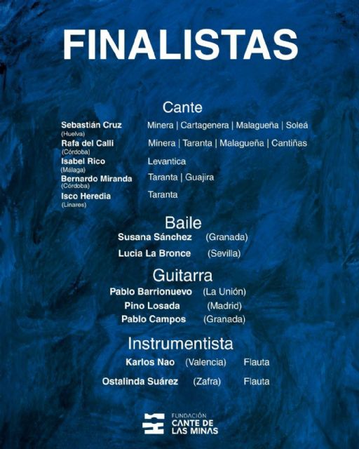 La 65° edición del Festival Internacional del Cante de las Minas anuncia a sus finalistas - 2, Foto 2