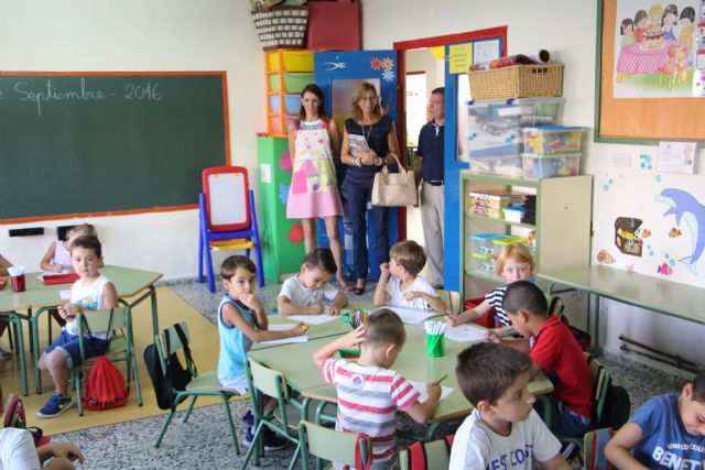 Más de 3.000 niños comienzan el curso en los nueve colegios de San Pedro del Pinatar - 1, Foto 1
