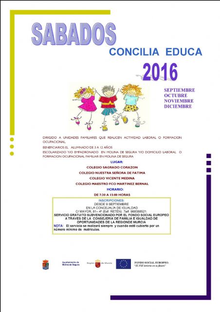El Ayuntamiento de Molina de Segura pone en marcha un nuevo servicio de conciliación para la atención de menores los sábados por la mañana - 1, Foto 1