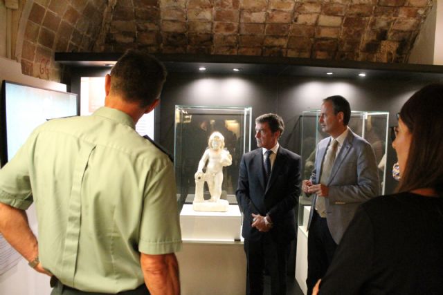 Las esculturas romanas del yacimiento de Los Cantos ya están en Bullas - 4, Foto 4