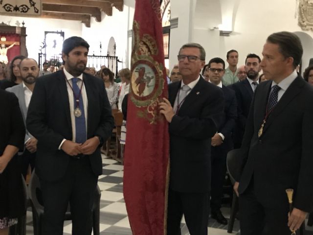 Fernando López Miras asiste a la misa mayor en honor a la patrona de Lorca, la Virgen de las Huertas - 3, Foto 3