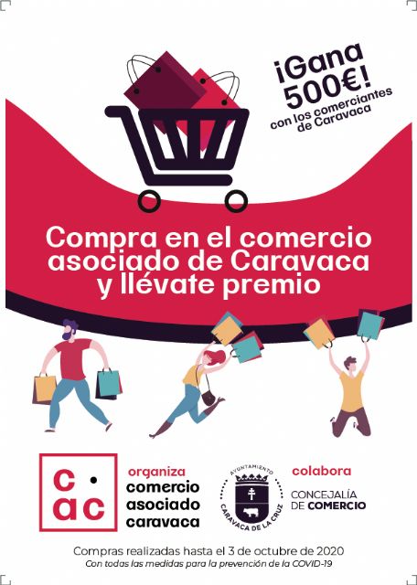 Los clientes que efectúen sus compras hasta el 3 de octubre en el comercio asociado de Caravaca optarán a un cheque regalo para gastar en los establecimientos valor de 500 euros - 1, Foto 1