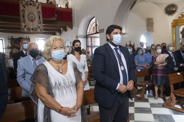 López Miras asiste a la misa en honor a la patrona de Lorca - 2, Foto 2
