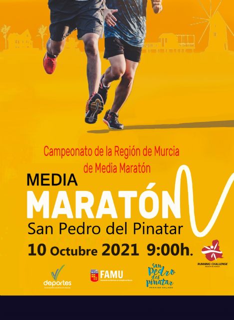 El 10 de octubre, San Pedro del Pinatar se cita con la RCH y el Regional de Media Maratón - 1, Foto 1