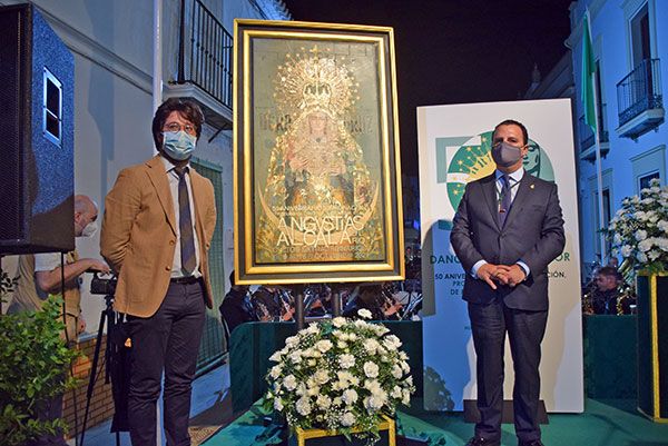 Jesús Zurita Villa, pintor el Cartel de los Actos extraordinario del 50 Aniversario de la Coronación de la Virgen de las Angustias de Alcalá del Río - 4, Foto 4