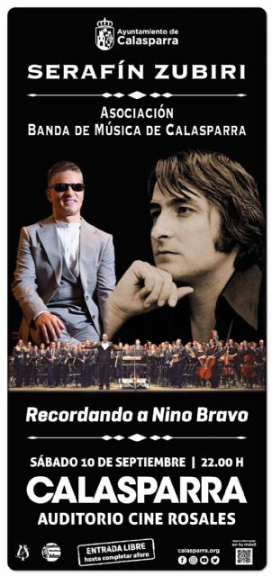 Serafin Zubiri con la Asociación Banda de Música de Calasparra ´Recordando a Nino Bravo´ - 1, Foto 1