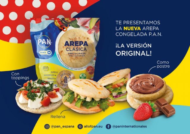 P.A.N. lanza al mercado su arepa congelada lista para consumir, una versión original de este emblemático plato que estará disponible en Mercadona - 1, Foto 1