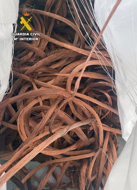 La Guardia Civil desarticula en Calasparra un grupo criminal que sustrajo cerca de ocho toneladas de cobre - 3, Foto 3