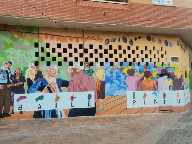 El Barrio de San Roque de Molina de Segura embellece sus calles con Vidas coloridas, dos nuevas pinturas murales - 4, Foto 4