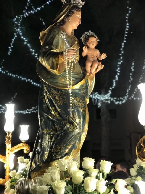 La Patrona de Torre Pacheco en Procesión por las calles de la localidad - 4, Foto 4