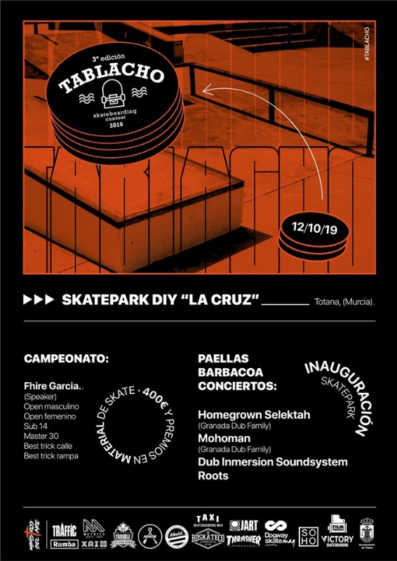 La 3ª edición del Tablacho Skateboarding Contest se celebra este sábado 12 de octubre en el Skatepark Diy La Cruz, Foto 2