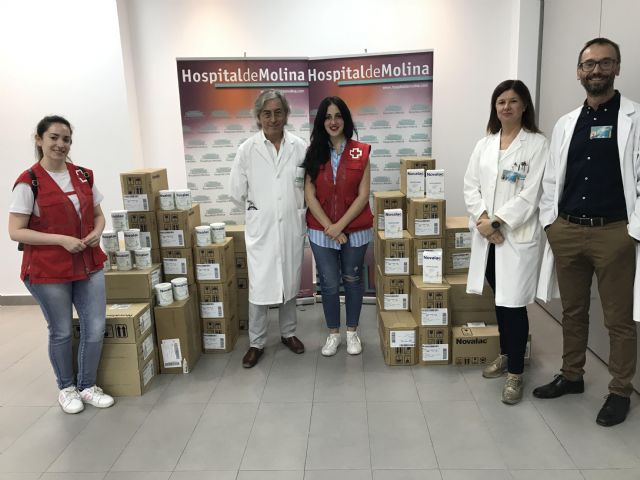 El Hospital de Molina dona 300 kgs. de leche en polvo infantil a Cruz Roja - 1, Foto 1