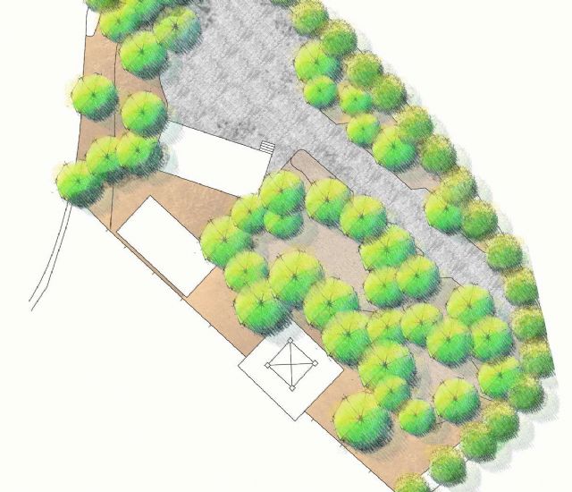 El jardín de la calle Puente Viejo de Baños y Mendigo contará con nueva zona de picnic y pista de baile - 2, Foto 2