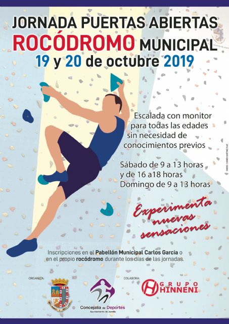 Deportes celebrará puertas abiertas en el Rocódromo los días 19 y 20 de octubre - 1, Foto 1