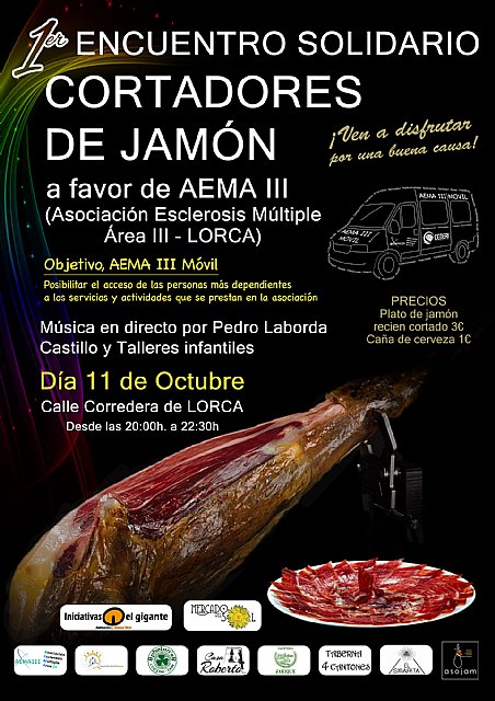 I Primer encuentro solidario de cortadores de jamón en Lorca - 1, Foto 1
