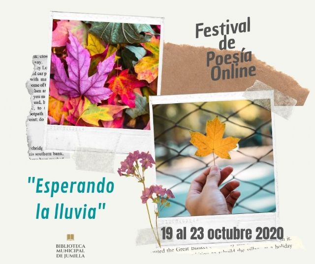 Cultura organiza el Festival de Poesía Online 'Esperando la lluvia' del 19 al 23 de octubre - 1, Foto 1