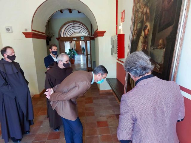 El convento de los Carmelitas de Descalzos de Caravaca recupera un cuadro de San Juan de la Cruz sometido a un completo proceso de restauración - 2, Foto 2