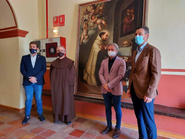 El convento de los Carmelitas de Descalzos de Caravaca recupera un cuadro de San Juan de la Cruz sometido a un completo proceso de restauración - 3, Foto 3