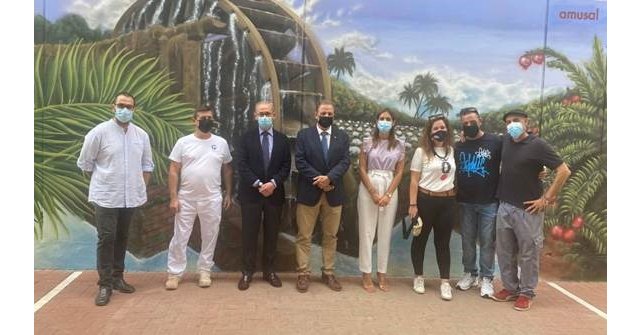 Amusal inaugura su mural Paisaje Huertano Murciano - 1, Foto 1