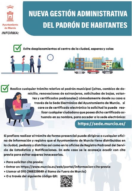 El Ayuntamiento de Murcia pone en marcha un nuevo sistema de gestión del Padrón Municipal más ágil, eficaz y eficiente - 1, Foto 1