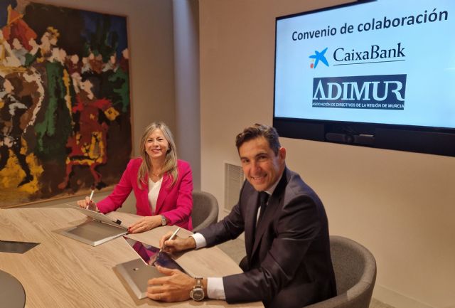 CaixaBank renueva su convenio de colaboración con ADIMUR para impulsar la función directiva en la Región de Murcia - 1, Foto 1