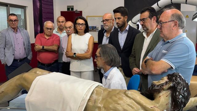La Comunidad ultima la recuperación de la imagen del Cristo del Consuelo de Cieza - 1, Foto 1