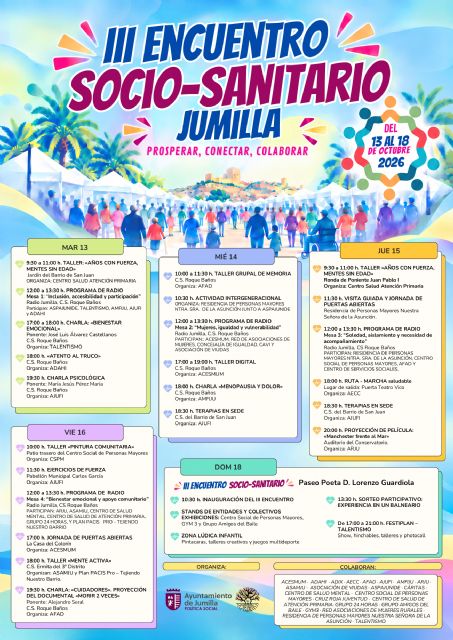 Política Social presenta el III Encuentro Sociosanitario de Jumilla, que se celebra para visibilizar el trabajo de las asociaciones - 3, Foto 3