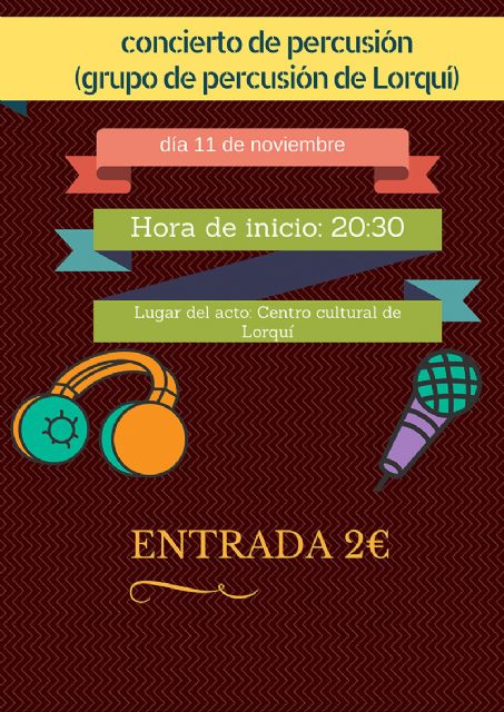 Concierto de percusión para comprar un xilófono para los alumnos de la Escuela de Música - 1, Foto 1