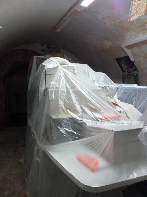 El Grupo Popular denuncia el lamentable estado de abandono que presenta el acceso a su despacho en el sótano del ayuntamiento desde hace casi un año, Foto 7