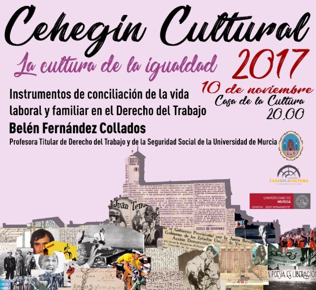 La profesora Belén Fernández Collados continuará este viernes con el Cehegín Cultural, dedicado a la Cultura de la Igualdad - 1, Foto 1
