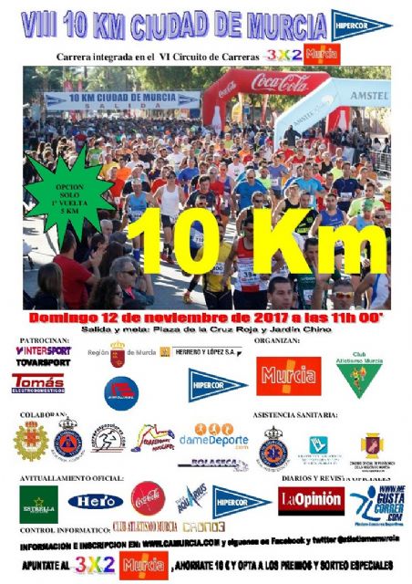 Este domingo arranca la VIII Edición de la carrera 10 kilómetros Ciudad de Murcia Hipercor - 3, Foto 3