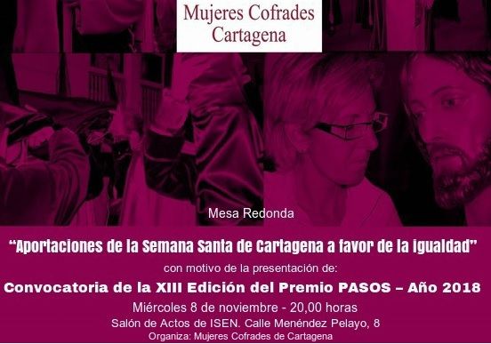 La Asociacion de Mujeres Cofrades organiza una mesa redonda sobre Igualdad y Semana Santa - 1, Foto 1