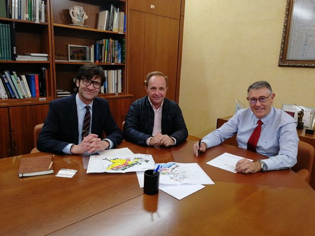 El presidente de la CHS, Mario Urrea, se reúne con el Decano del Colegio Oficial de Ingenieros Agrónomos de la Región de Murcia - 1, Foto 1