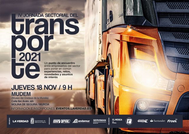 La IV Jornada Sectorial del Transporte 2021 se celebra en el Auditorio Virginia Martínez Fernández de Molina de Segura el jueves 18 de noviembre - 1, Foto 1