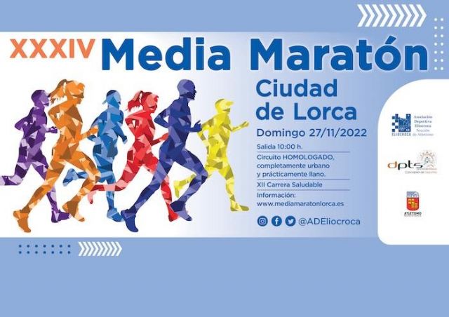Lorca vivirá su XXXIV Media Maratón el domingo 27 - 1, Foto 1