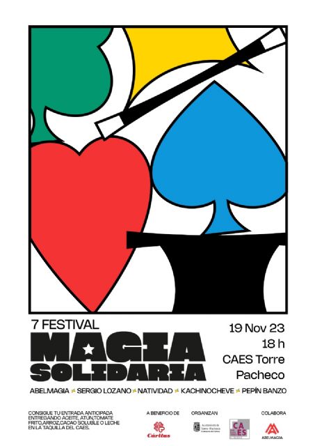 VII Festival de Magia Solidaria el domingo 19 denoviembre en el CAES de Torre Pacheco - 1, Foto 1
