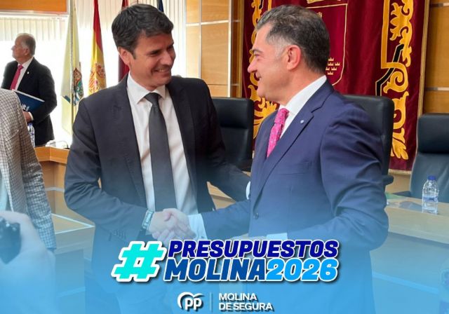 El PP de Molina de Segura celebra la aprobación del Presupuesto Municipal 2026, el más ambicioso de la historia con 108 millones y que impulsa el proyecto 'Molina Renace' (2025-2040) sin subir impuestos - 1, Foto 1