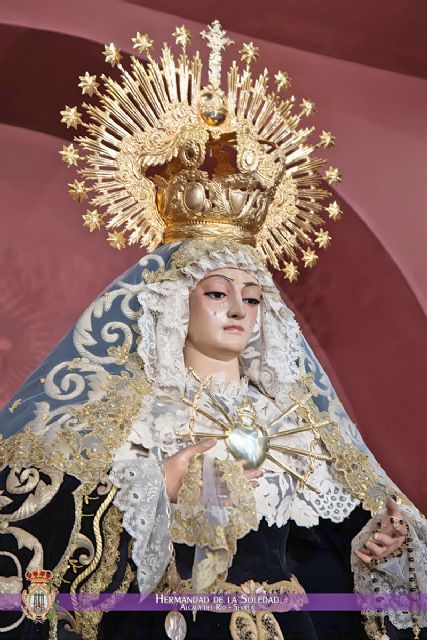 La Hermandad de la Soledad de Alcalá del Río honra a sus difuntos con el luto de su Titular y la Misa de Réquiem - 3, Foto 3