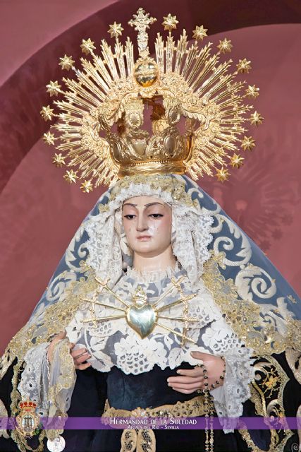 La Hermandad de la Soledad de Alcalá del Río honra a sus difuntos con el luto de su Titular y la Misa de Réquiem - 4, Foto 4