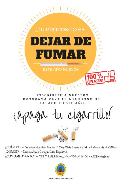 La Concejalía de Sanidad organiza el programa Apaga tu cigarrillo - 1, Foto 1